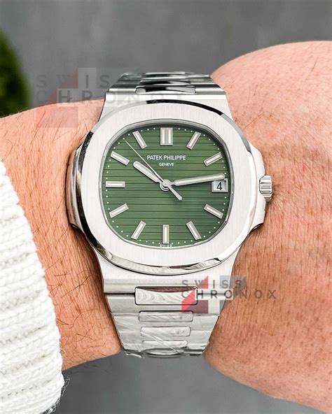 patek philippe nautilus olive|patek philippe nautilus green.